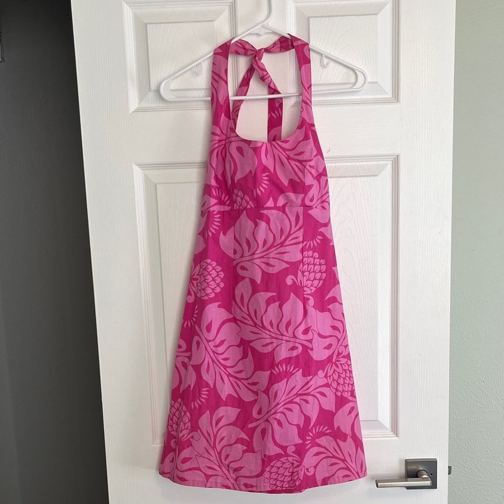 Roxy Pink Tropical Mini Dress